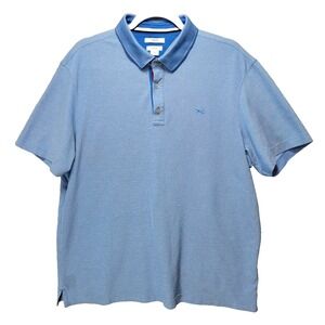 Brax Feel‎ Good Polo Golf Shirt Mens XL Club Performance Blue Business Sporty
